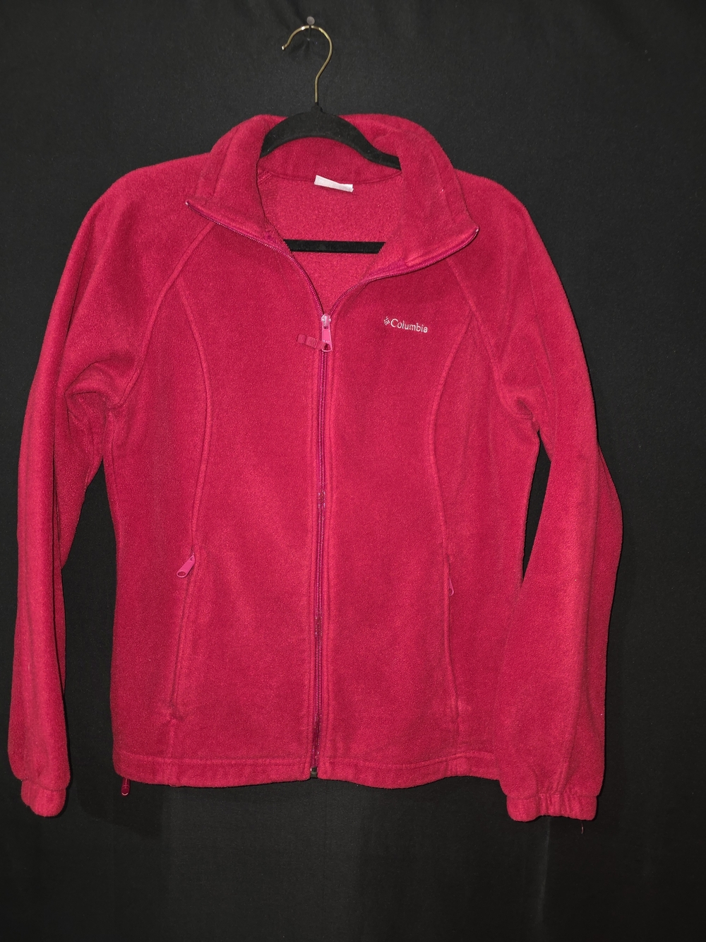 Columbia Women's Vibrant Fuchsia Full-Zip Teddy Jacket